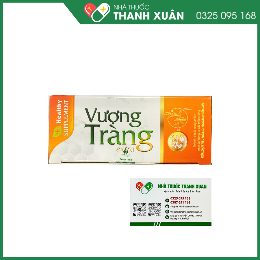 Vượng tràng Extra - Hỗ trợ giảm các triệu chứng rối loạn tiêu hoá